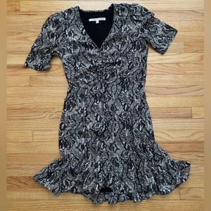 Brand New Veronica Beard Silk Dress!  Snake Skin Pattern. Size 4.